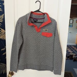 Patagonia quilted snap t pullover